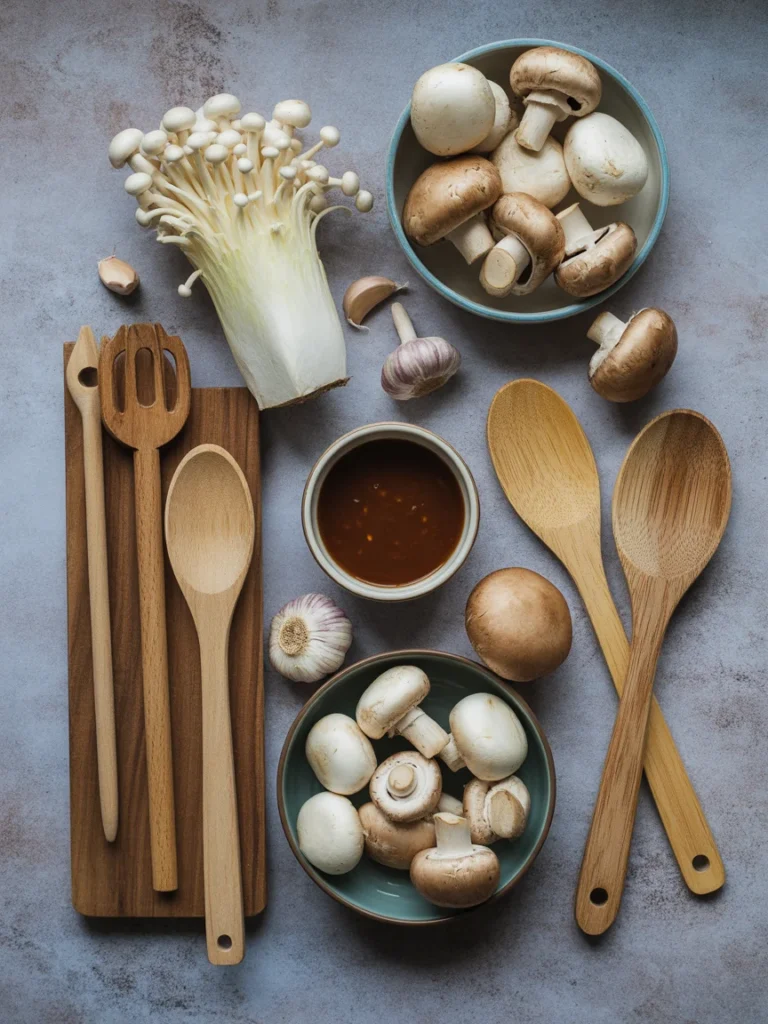 Slow Cooker Garlic Mushroom Recipe
